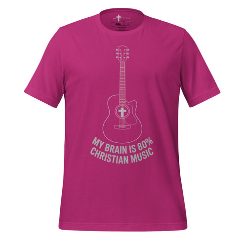 My Brain is 80% Christian Bible Verse Music Christian Bible Verse T-Shirt